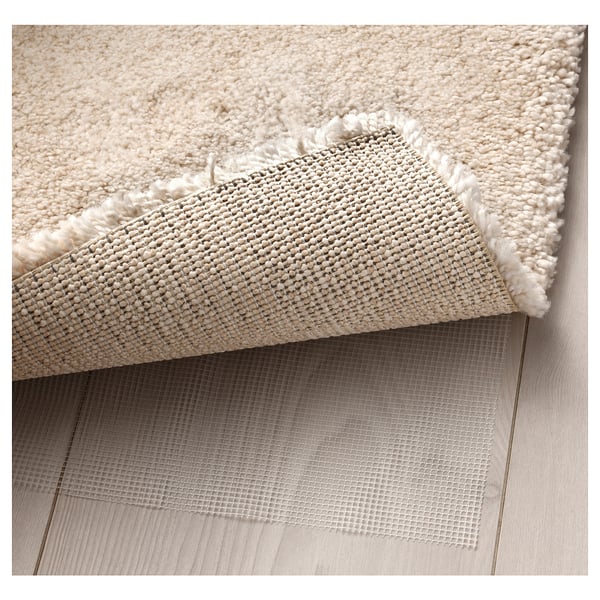 STOENSE - STOENSE Rug, low pile, off-white, 133x195 cm