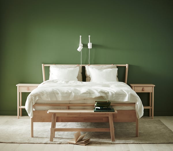 STOENSE - STOENSE Rug, low pile, off-white, 200x300 cm
