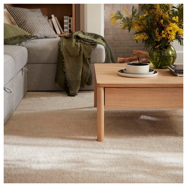 Ikea STOENSE - Rug, low pile, off-white, 200x300 cm