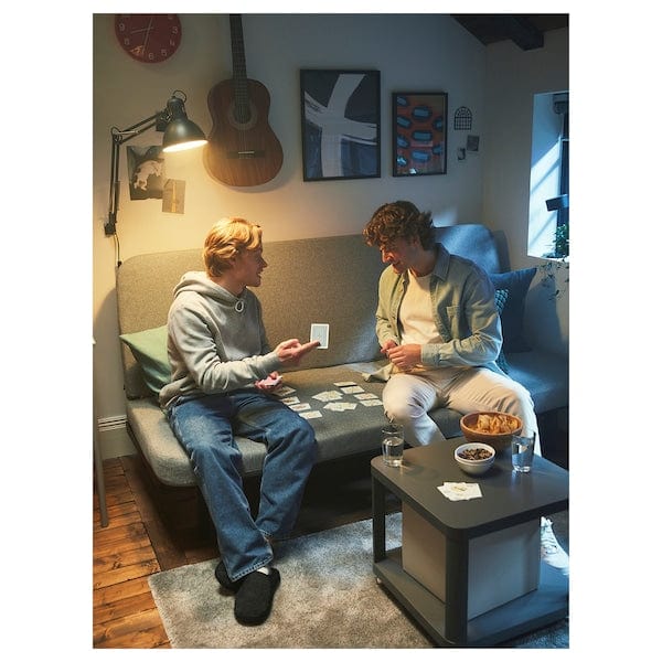 Ikea STOENSE - Rug, low pile, medium grey, 133x195 cm