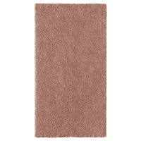 STOENSE rug, low pile, pale pink, 80x150 cm