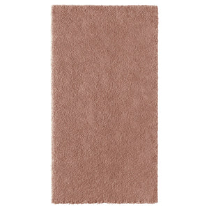 STOENSE rug, low pile, pale pink, 80x150 cm