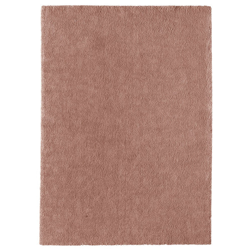 STOENSE rug, low pile, pale pink, 170x240 cm