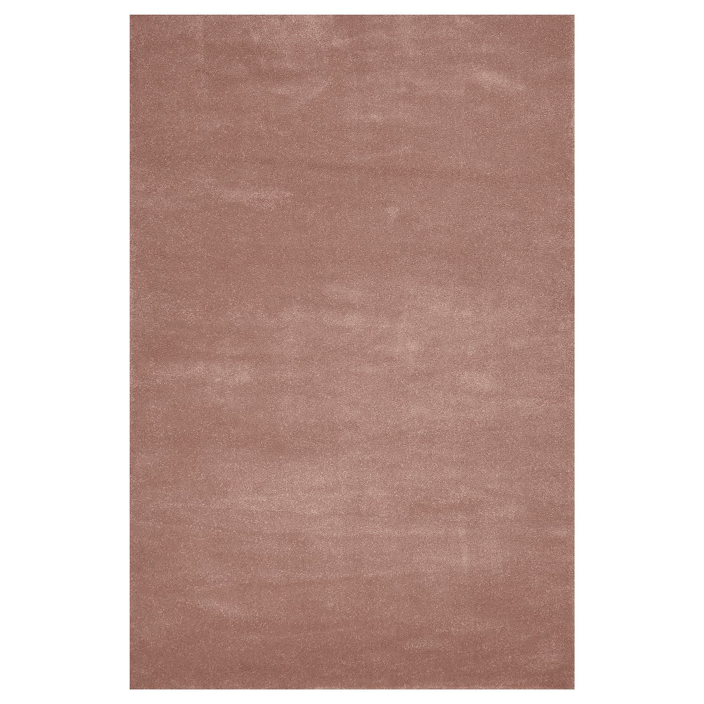 STOENSE rug, low pile, pale pink, 133x195 cm