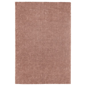STOENSE rug, low pile, pale pink, 200x300 cm