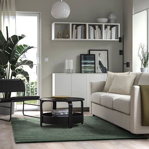 STOENSE rug, low pile, pale green, 240x170 cm