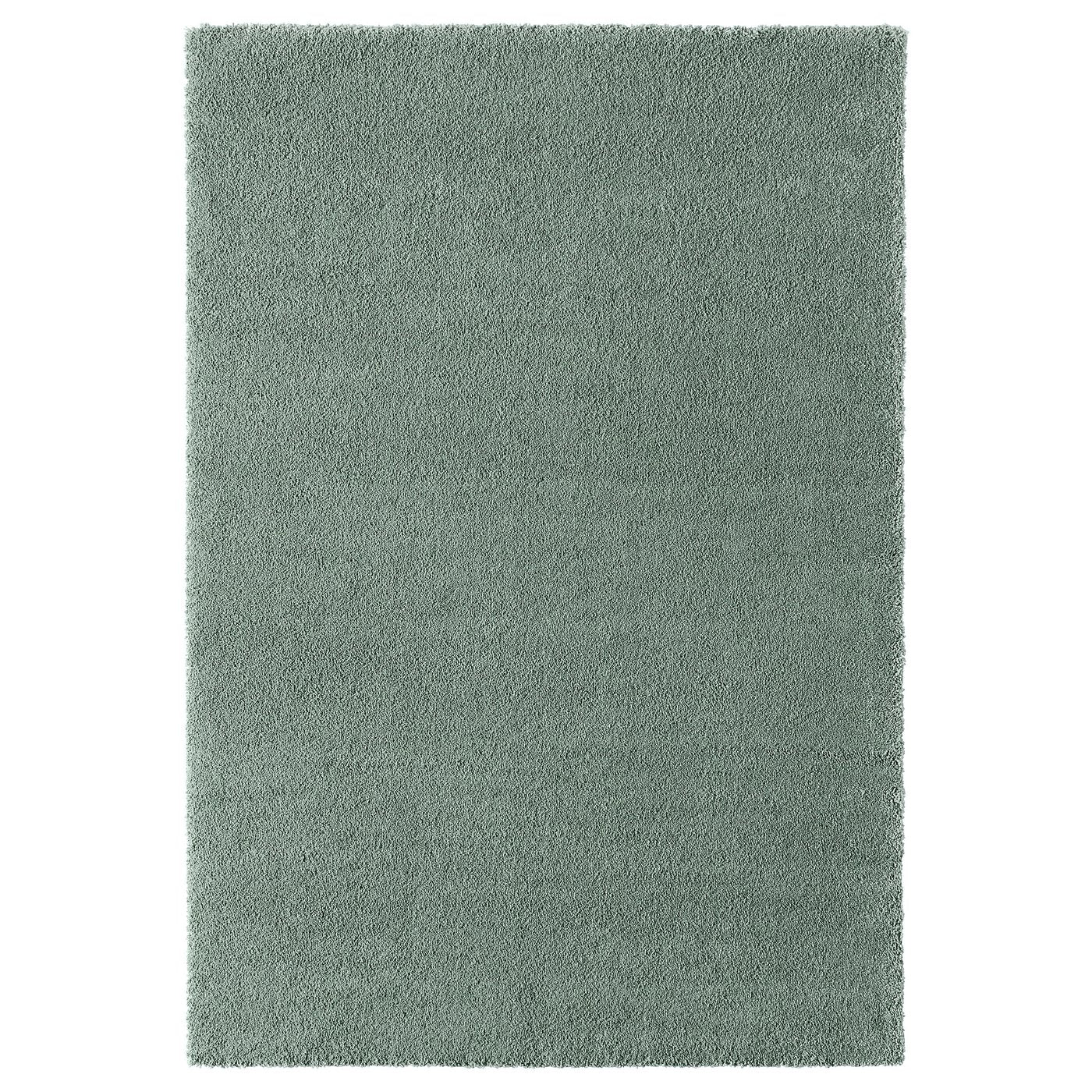 STOENSE rug, low pile, pale green, 170x240 cm