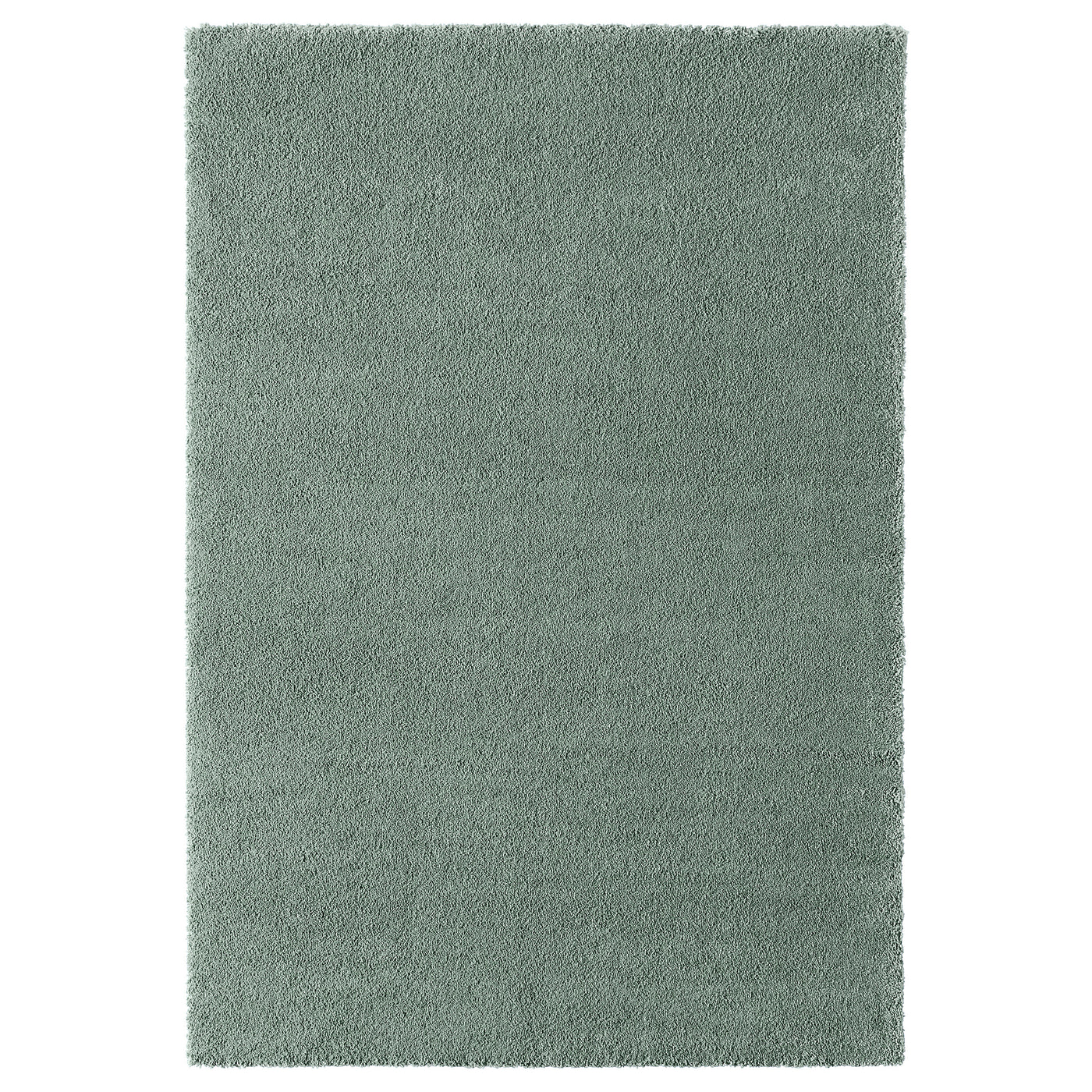 STOENSE rug, low pile, pale green, 200x300 cm
