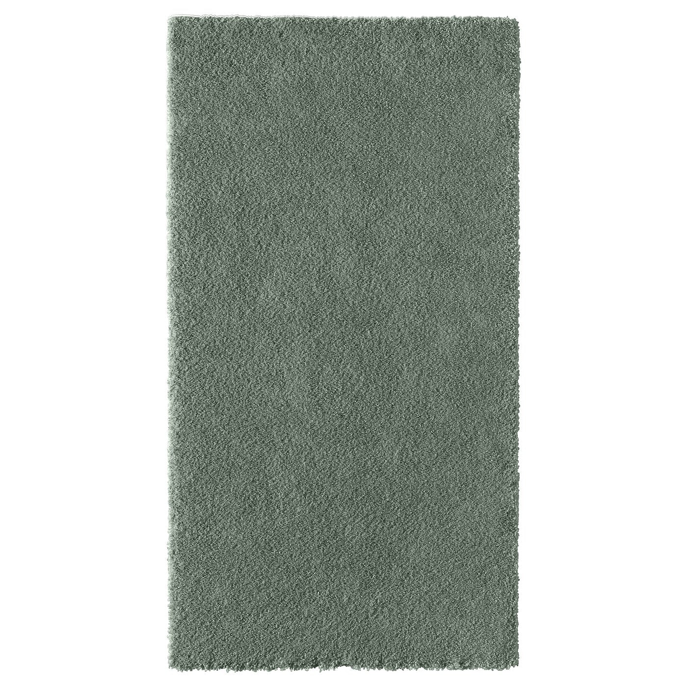STOENSE rug, low pile, pale green, 80x150 cm