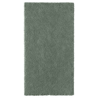 STOENSE rug, low pile, pale green, 80x150 cm