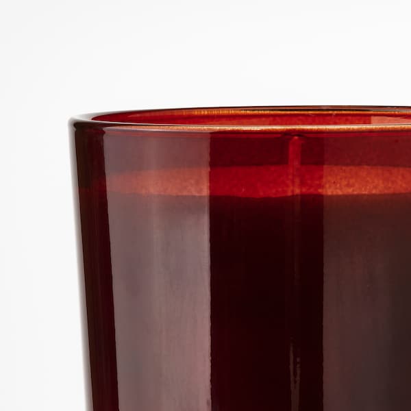 Ikea STÖRTSKÖN - Scented candle in glass, Berries/red, 50 hr