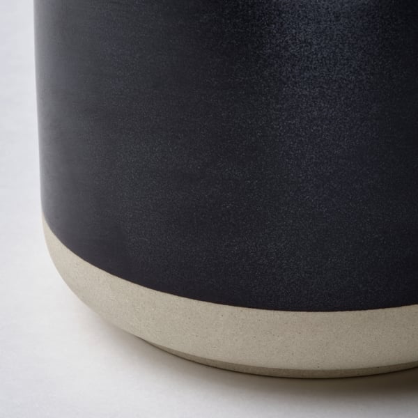 STÖRTSKÖN scented candle in ceramic jar, Berries/black, 25 hr
