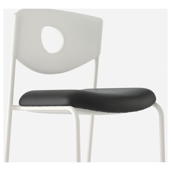 STOLJAN - Meeting chair, white/black