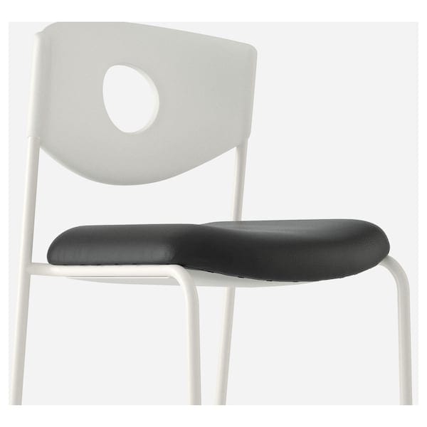 Ikea STOLJAN - Meeting chair, white/black