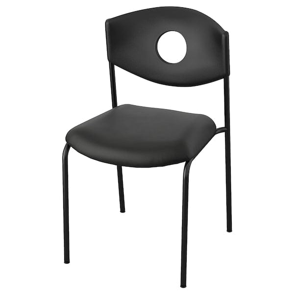 Ikea STOLJAN Meeting Chair - Black/Black ,