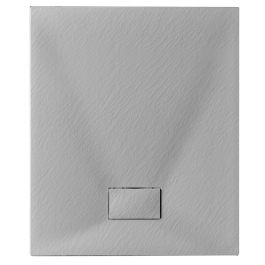 SHOWER TRAY POLYESTER STONE ESSENCE 70X120 X H2,6 CM GREY