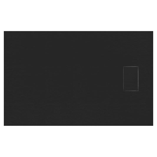 Bricocenter PIATTO DOCCIA POLIESTERE STONE ESSENCE 70X100 X H2,6 CM NERO