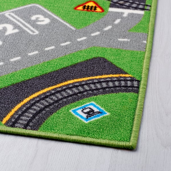 STORABO - STORABO Rug, green, 75x133 cm