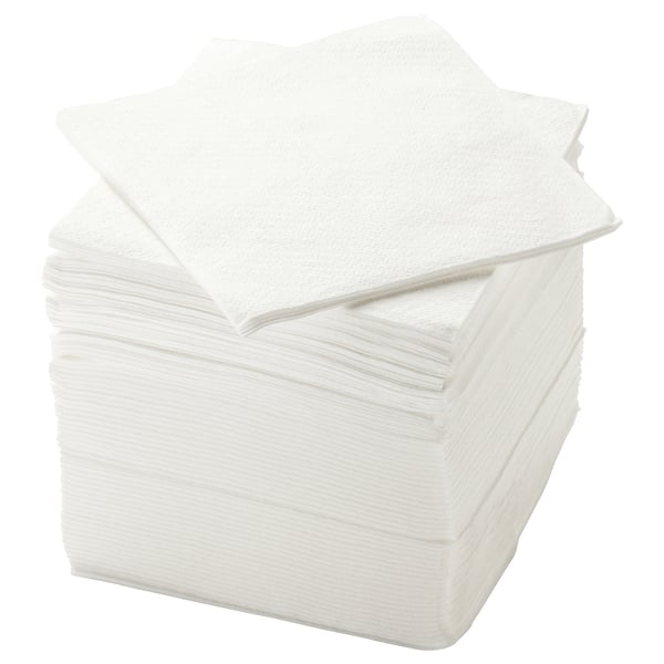 STORÄTARE paper napkin, white, 30x30 cm, 150 pack