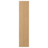 STORKLINTA door with hinges, oak effect, 50x229 cm