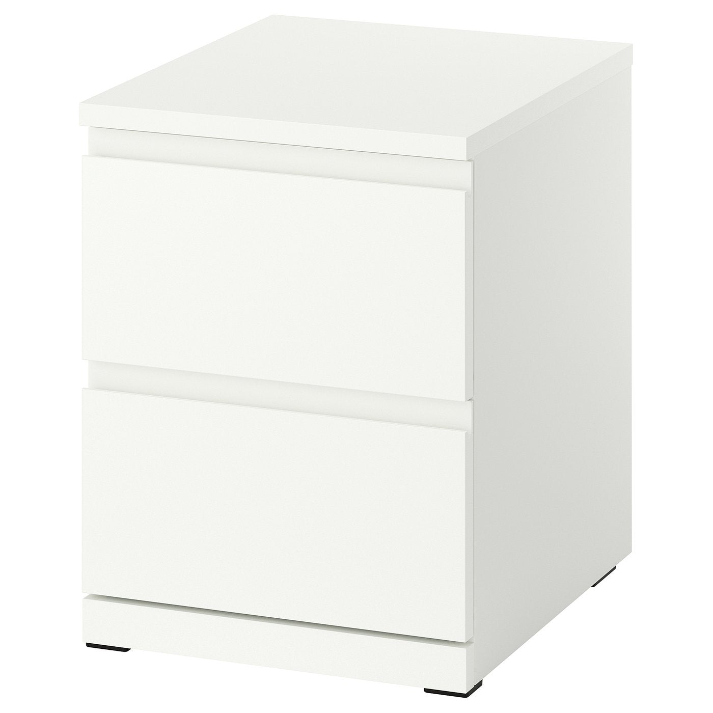 STORKLINTA chest of 2 drawers, white/with 2 drawers, 40x50x53 cm
