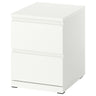 STORKLINTA chest of 2 drawers, white/with 2 drawers, 40x50x53 cm