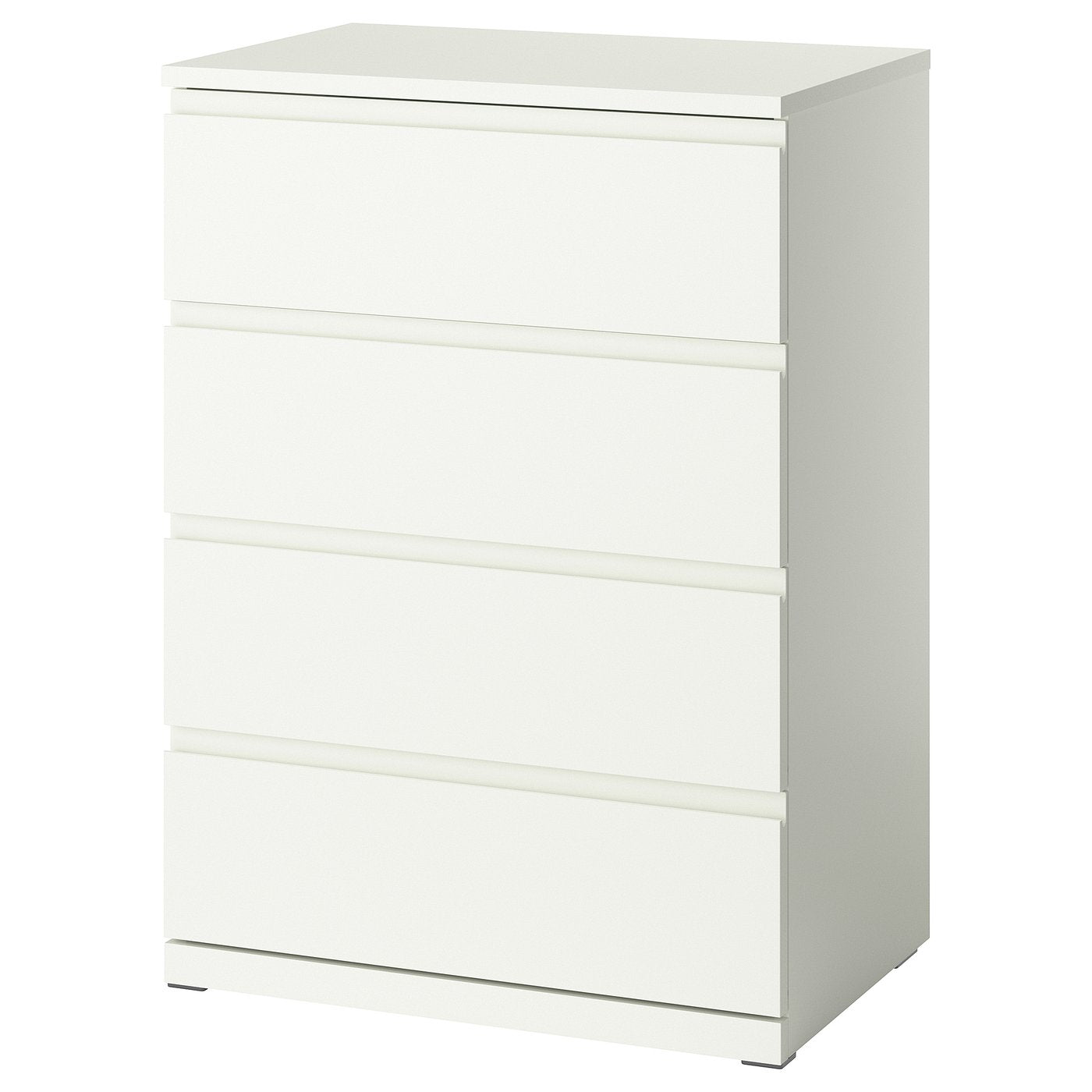 STORKLINTA chest of 4 drawers, white, 70x50x98 cm