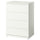 STORKLINTA chest of 4 drawers, white, 70x50x98 cm