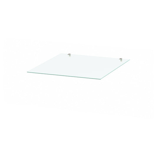 STORKLINTA glass top, transparent, 40x50 cm