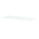 STORKLINTA glass top, transparent, 140x50 cm