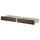 STORKLINTA bed storage box, set of 2, dark brown oak effect, 200 cm