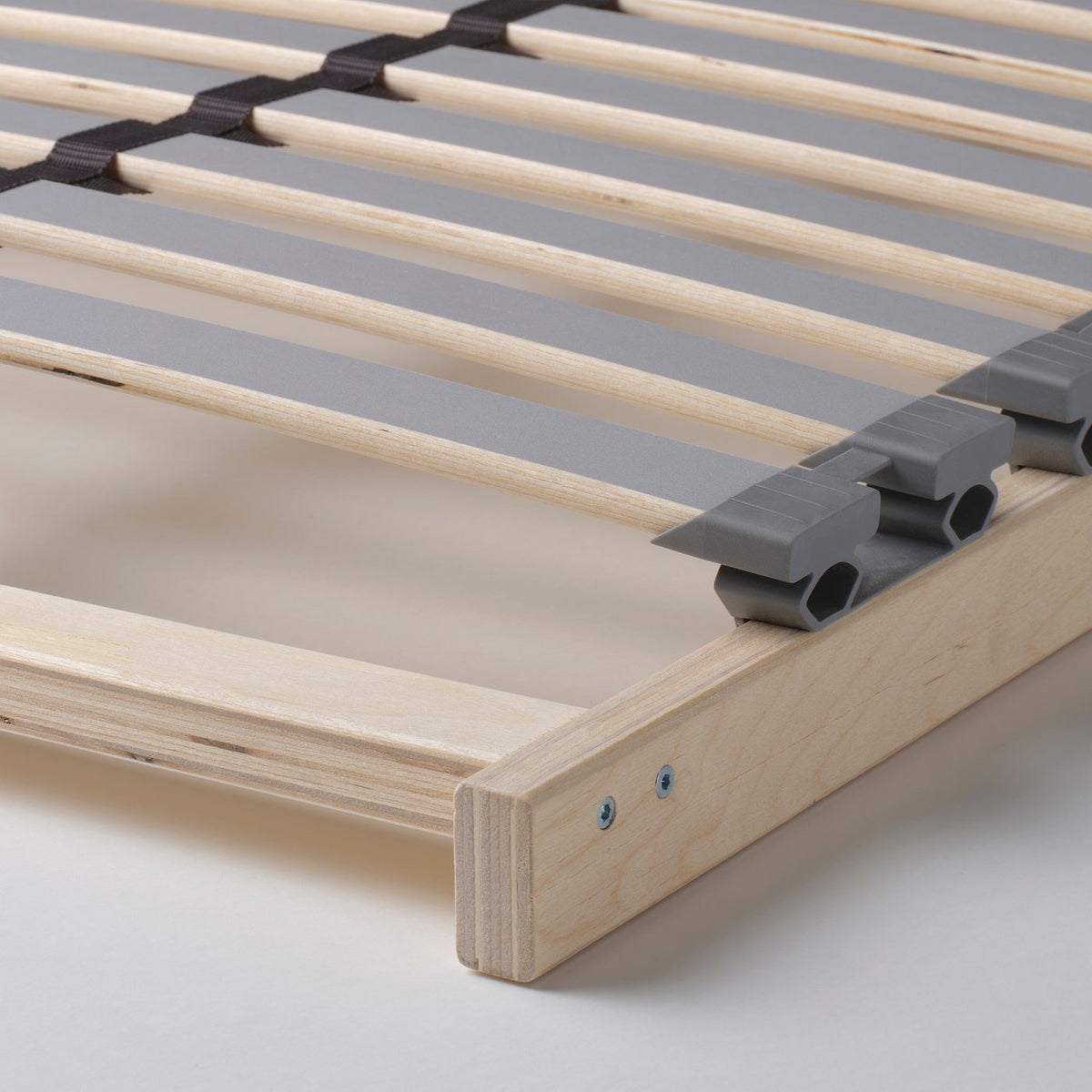 STORKLINTA bed frame, white/Lönset, 140x200 cm