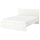 STORKLINTA bed frame, white/Luröy, 140x200 cm