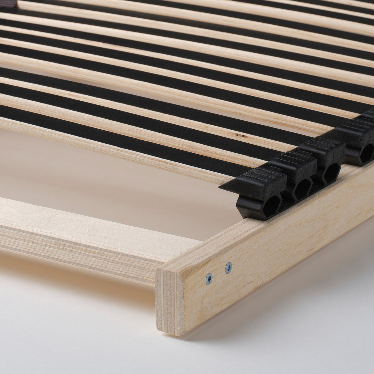 STORKLINTA bed frame, oak effect/Leirsund, 90x200 cm