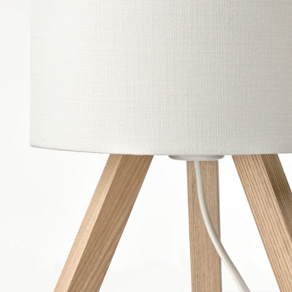 Ikea STORSEGEL - Table lamp, ash/white