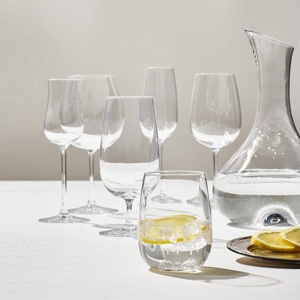 Ikea STORSINT - Champagne glass, clear glass, 22 cl