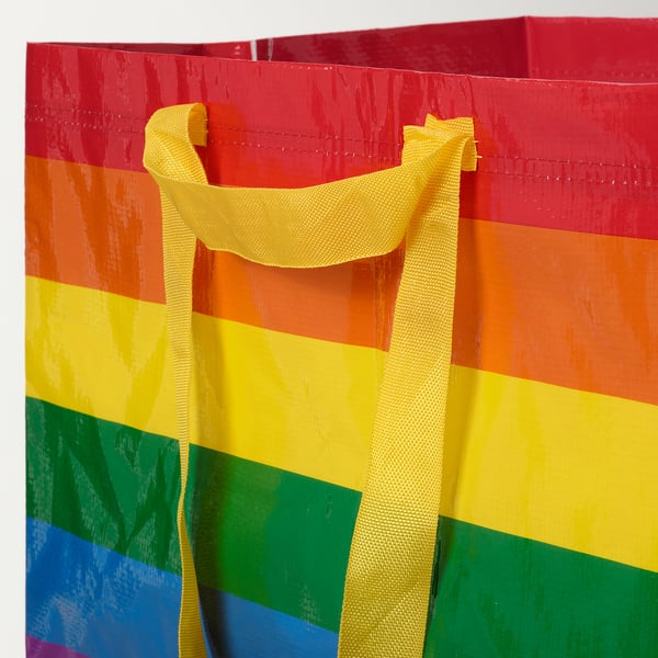 STORSTOMMA carrier bag, large, multicolour, 71 l