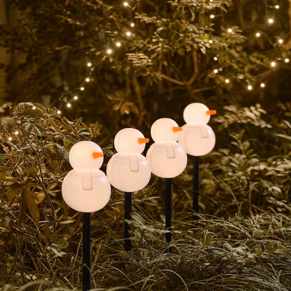 Ikea STRÅLA - LED light stick, battery-operated outdoor/snowman, 60 cm