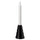 STRÅLA LED candle, battery-operated/wood black, 7 cm
