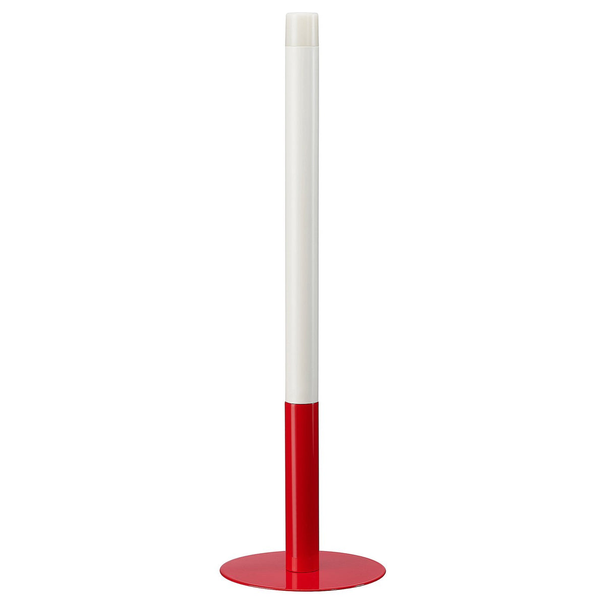 STRÅLA LED candle, battery-operated red, 10.5 cm