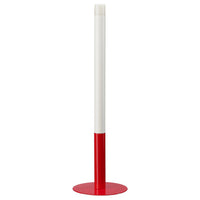 STRÅLA LED candle, battery-operated red, 10.5 cm