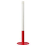 STRÅLA LED candle, battery-operated red, 10.5 cm