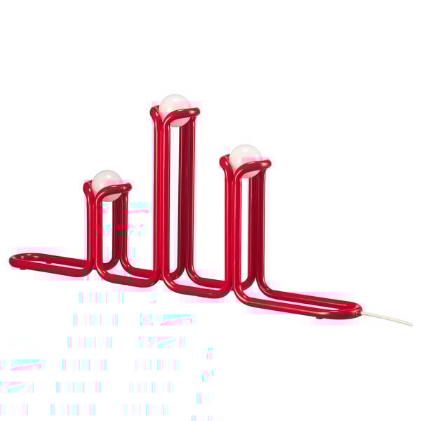 STRÅLA LED candelabra, red metal - IKEA United Kingdom LED candelabra, red metal
