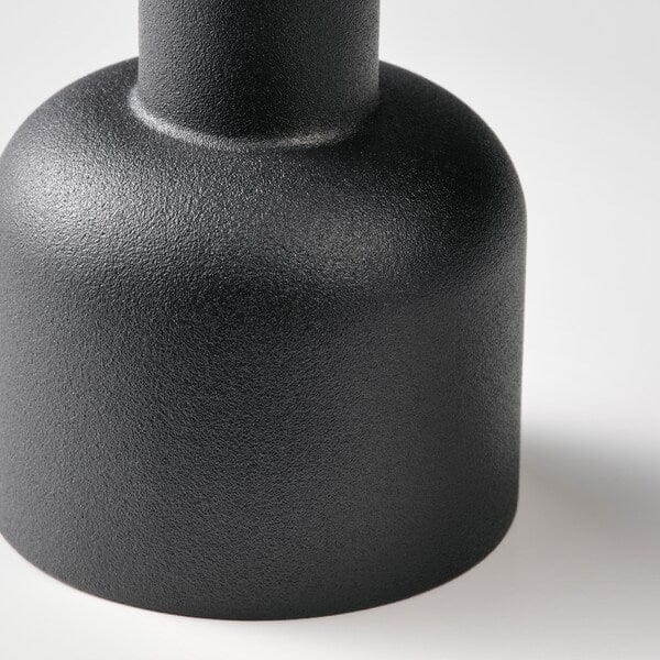 Ikea STRÅLA - LED candle holder, battery-operated, black, 28 cm