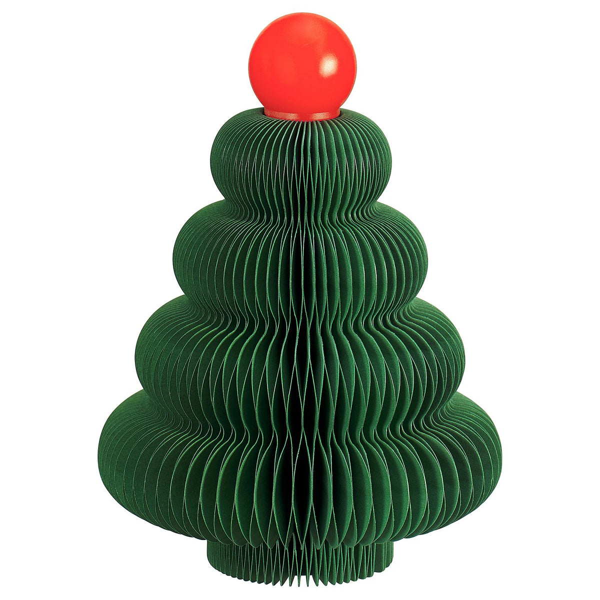STRÅLA LED table decoration, battery-operated/tree green, 95 mmx130 mm cm