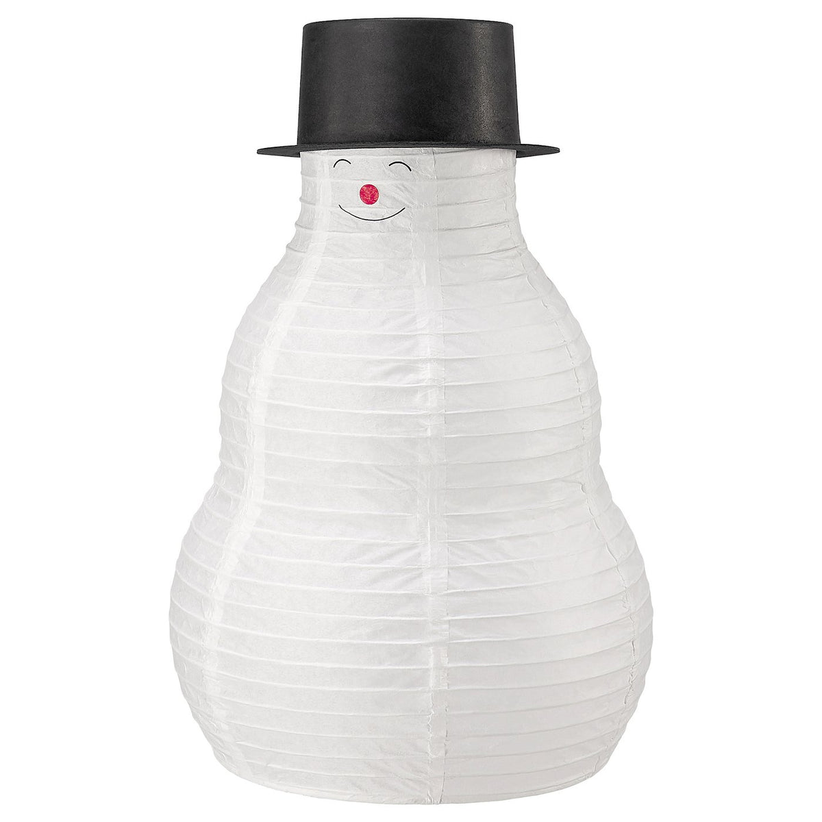 STRÅLA LED table decoration, battery-operated/snowman white, 195 mmx280 mm cm