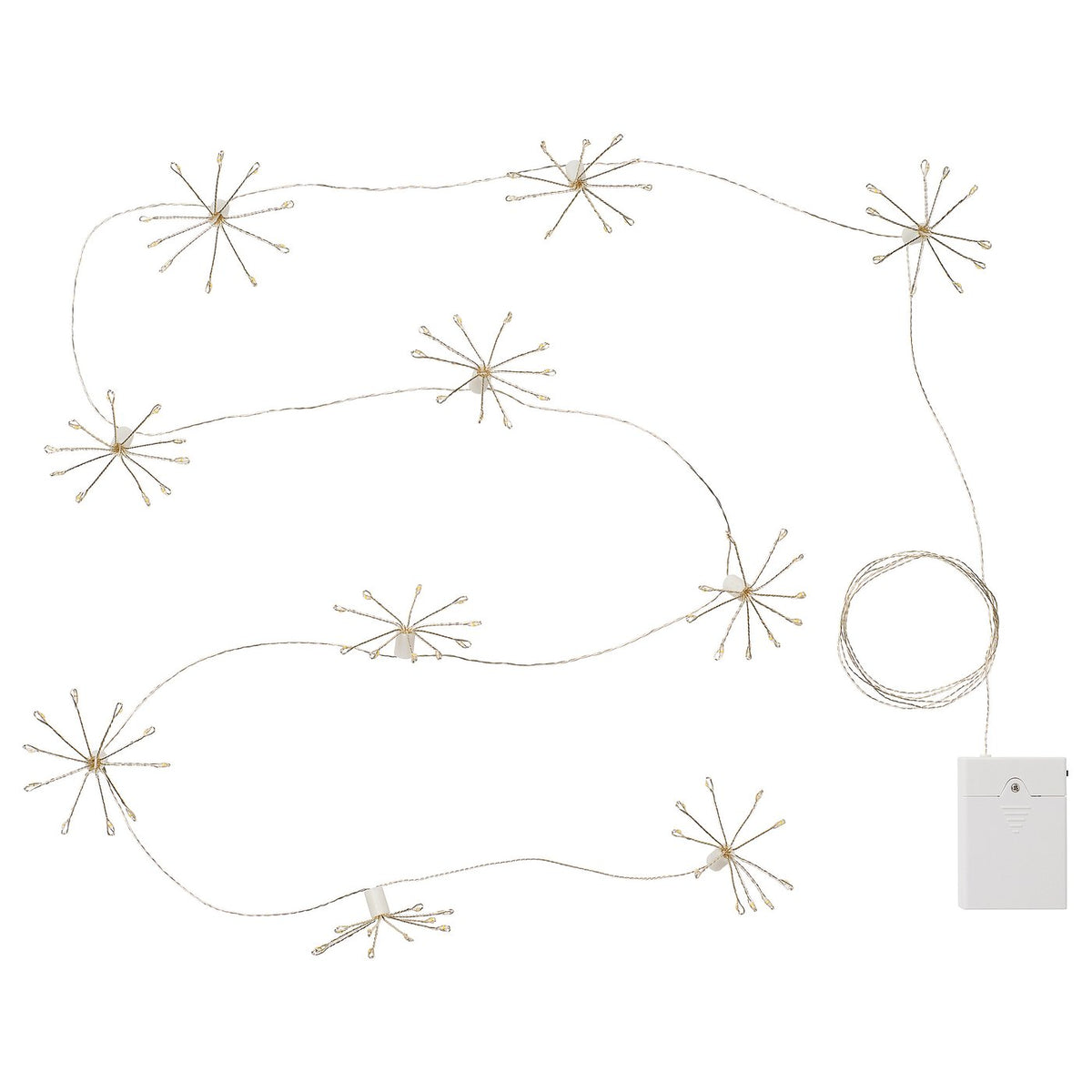 STRÅLA LED lighting chain, sparkler/battery-operated, 2.2 m