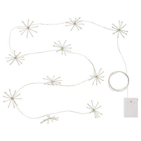 STRÅLA LED lighting chain, sparkler/battery-operated, 2.2 m