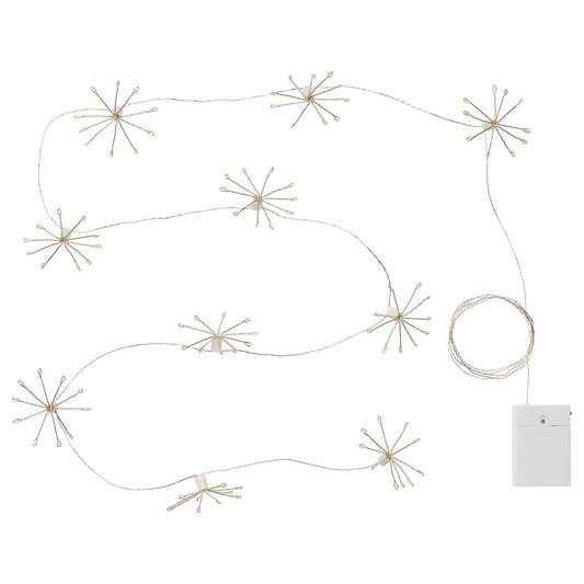STRÅLA LED lighting chain, sparkler/battery-operated, 2.2 m