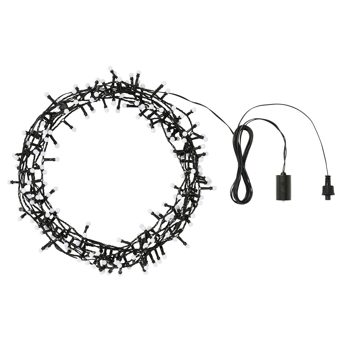 STRÅLA LED lighting chain, outdoor/ball, 13 m